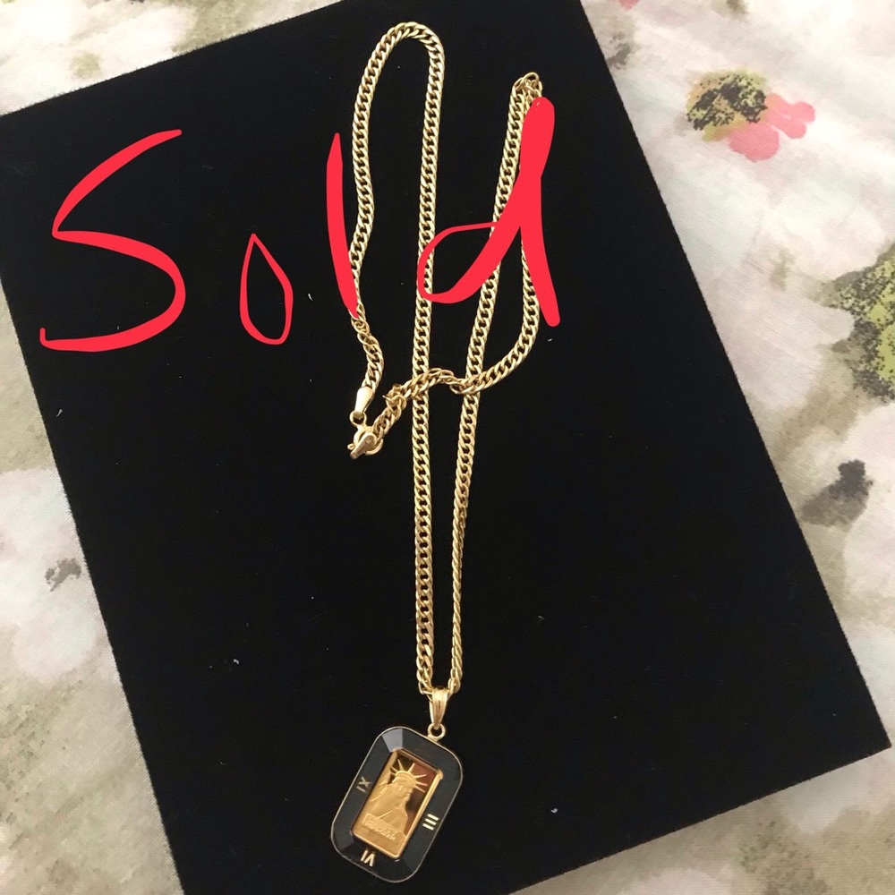 18k gold necklace